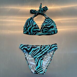 Venus goddess enhancer bikini top,size c bottoms, size 6, like new. Worn once